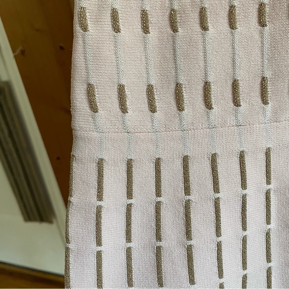 Ted Baker London Pastel Pink Gold Maciiey Knit Sweater Dress 6 - Picture 10 of 16